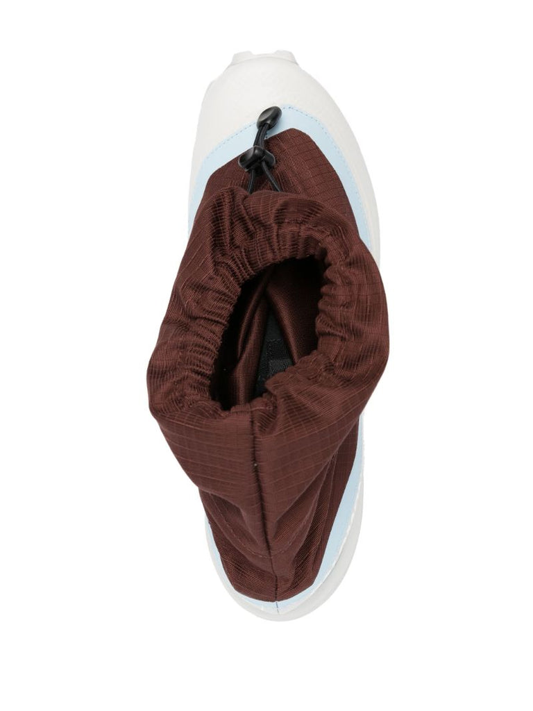 Brown Cross Mid Sneakers