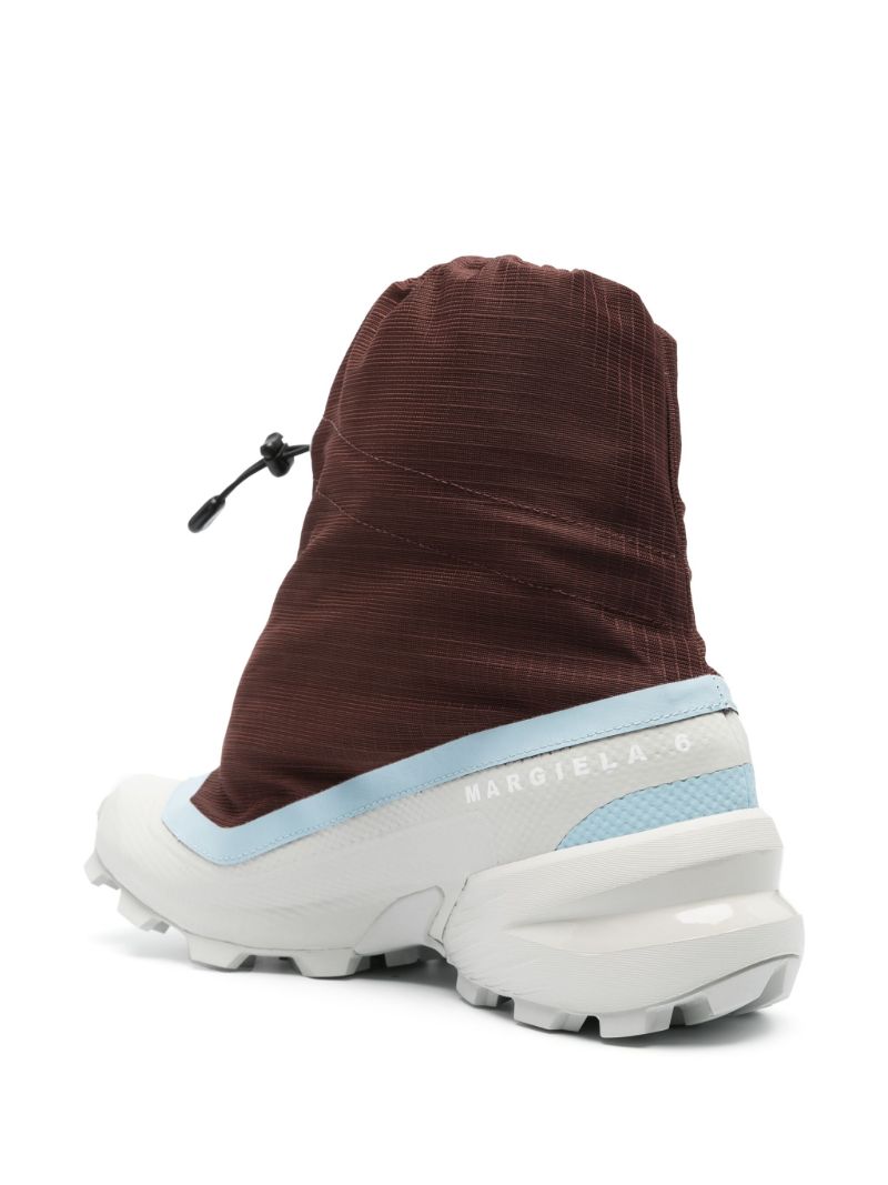 Brown Cross Mid Sneakers