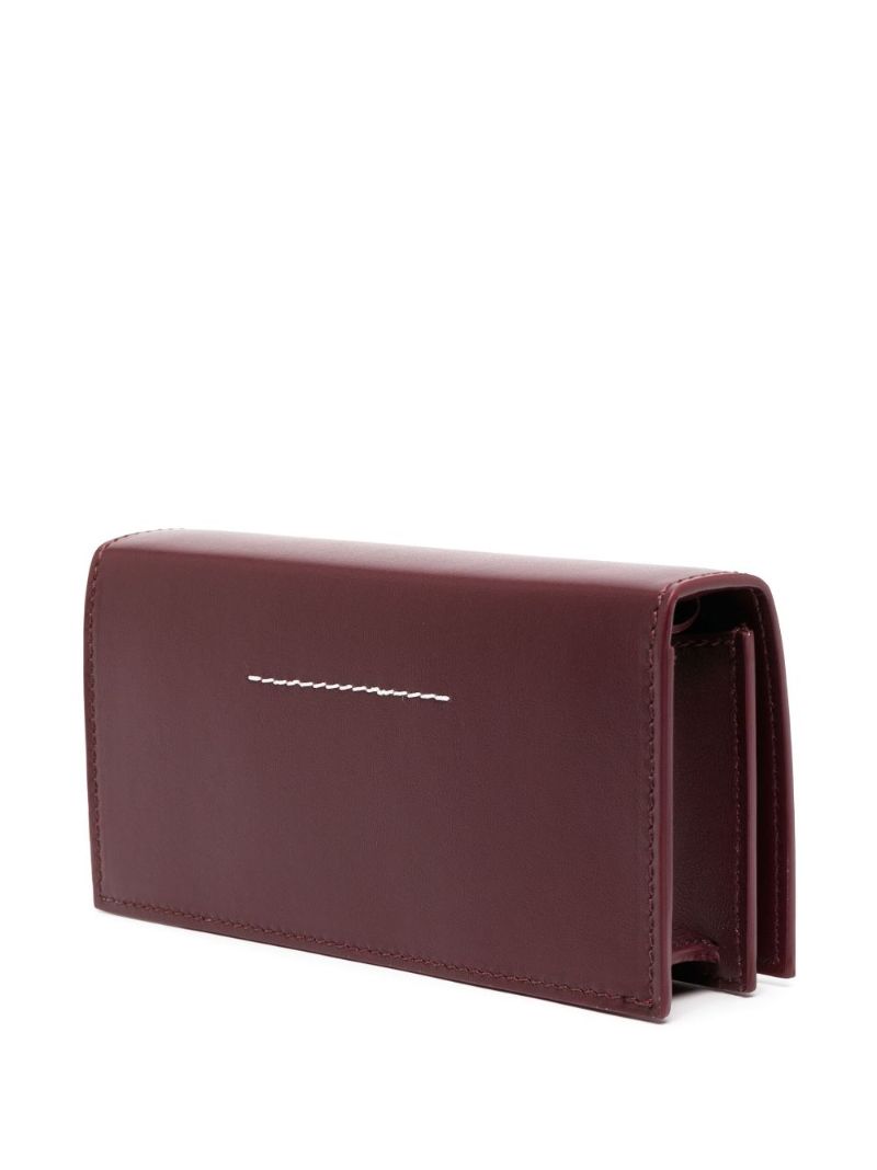 Red Numeric Logo Crossbody Bag