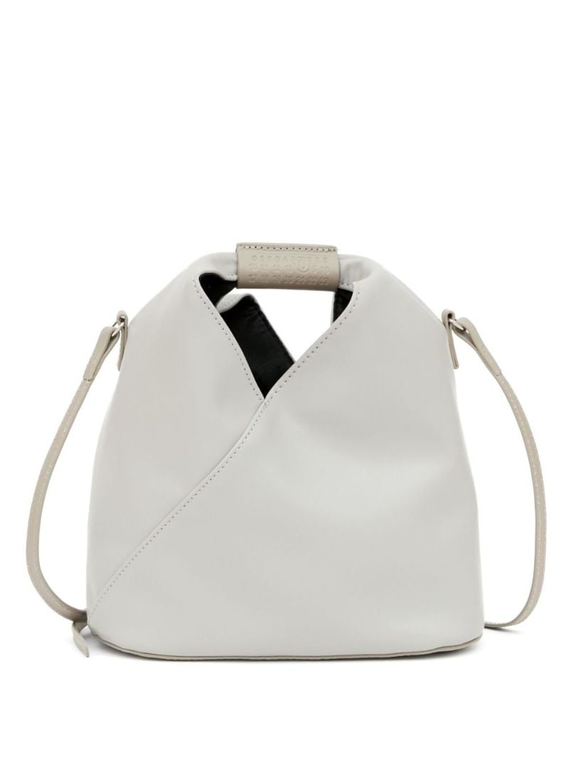 Grey Japanese Faux-leather Cross Body Bag