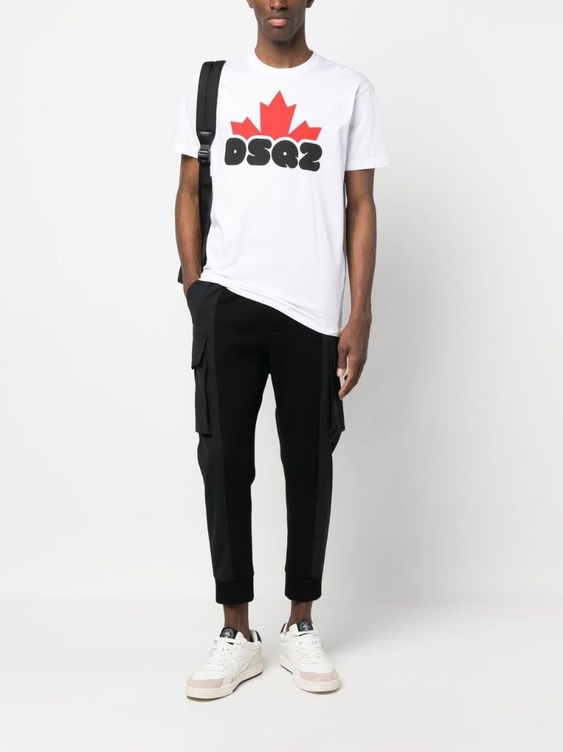 White Logo-print Cotton T-shirt