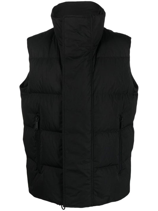 Black Padded Gilet