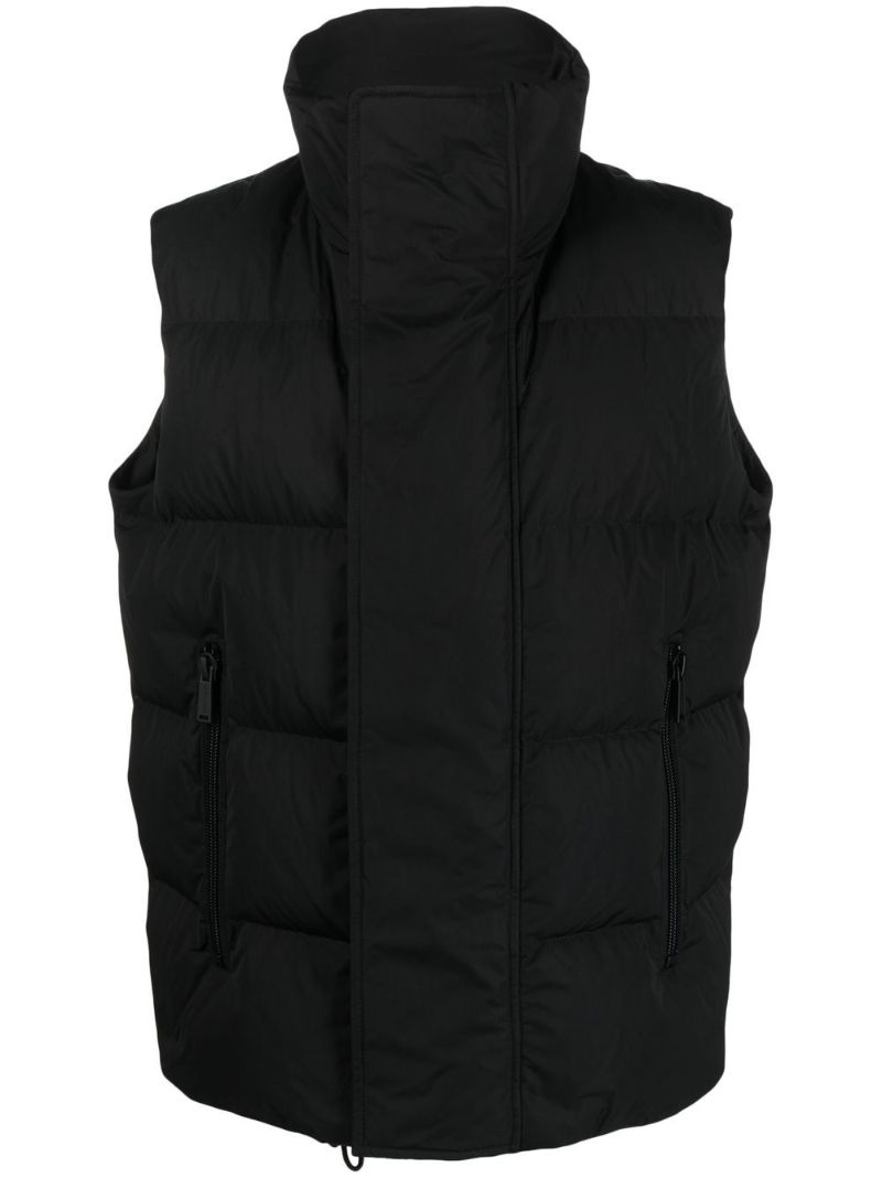 Black Padded Gilet