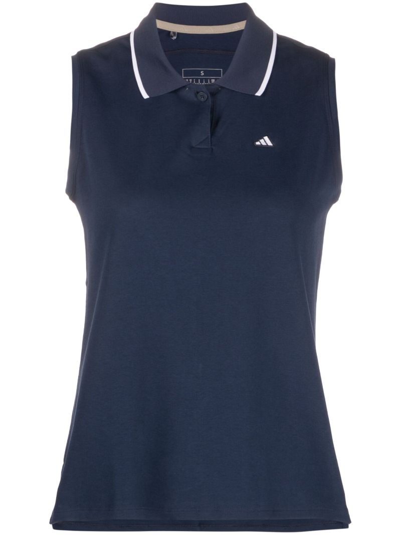 Blue Go-to Sleeveless Polo Shirt