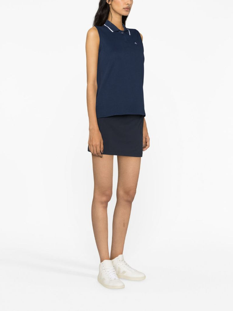 Blue Go-to Sleeveless Polo Shirt