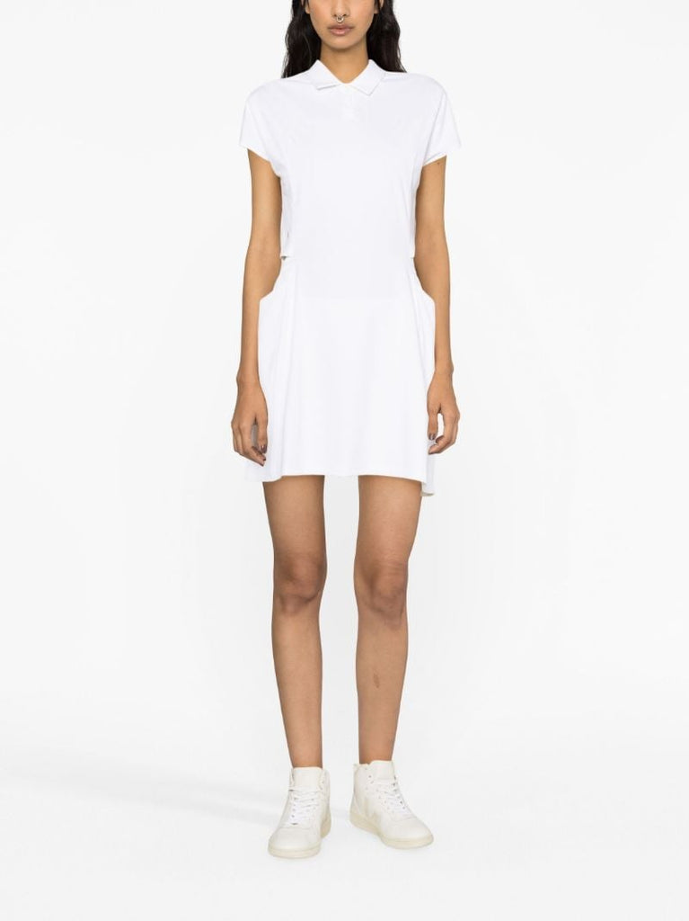 White Go-to Short-sleeved Golf Dress