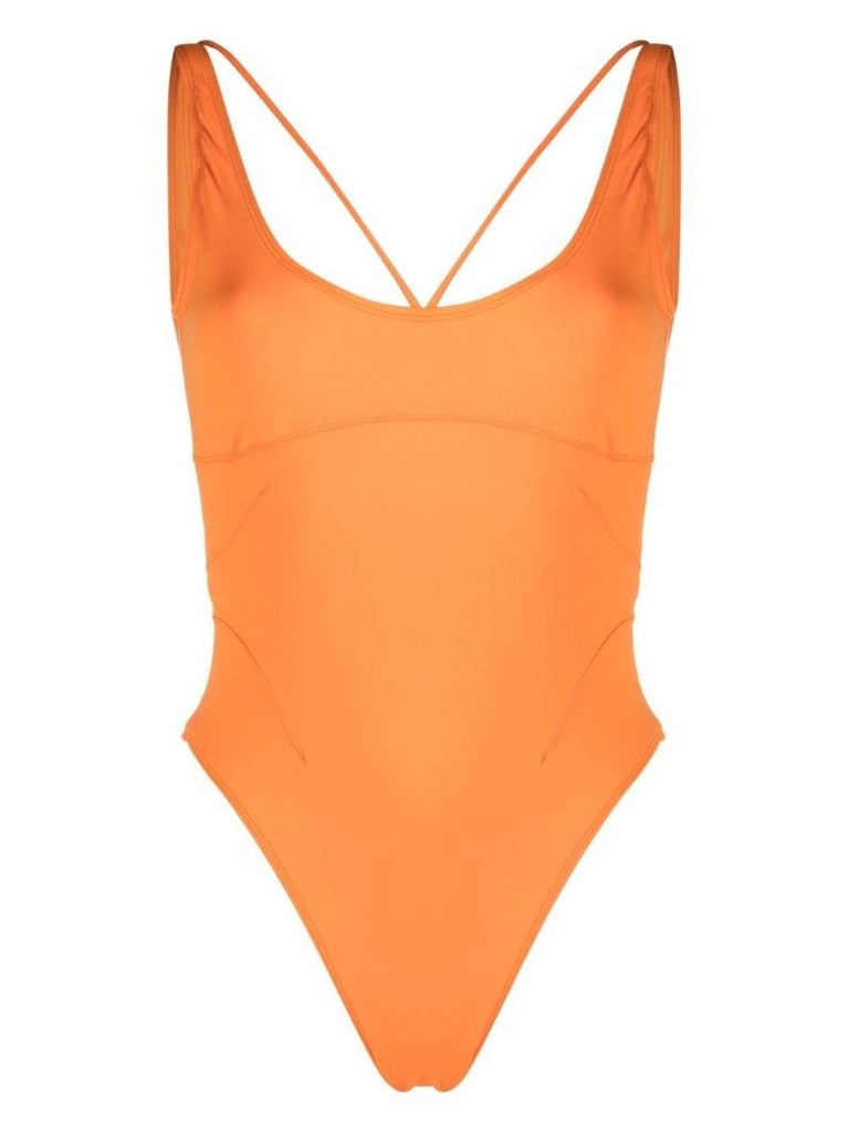 Orange Le Maillot Signature Swimsuit