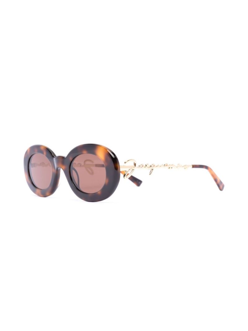 Brown Les Lunettes Pralu Sunglasses