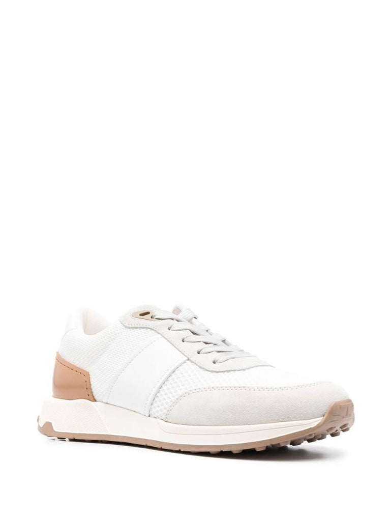 White Low-top Leather Sneakers