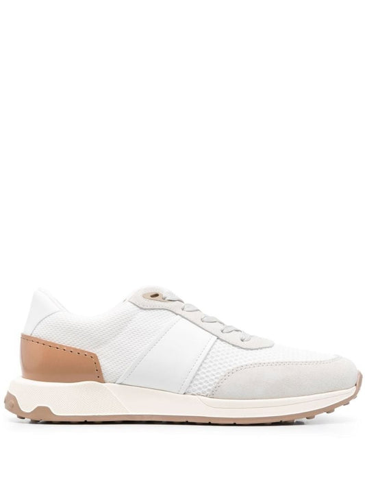 White Low-top Leather Sneakers