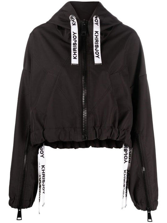 Black Khris Cropped Jacket