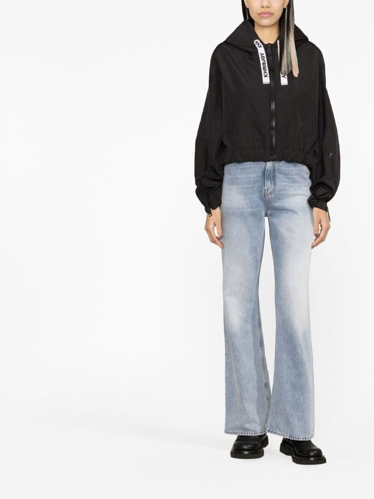 Black Khris Cropped Jacket