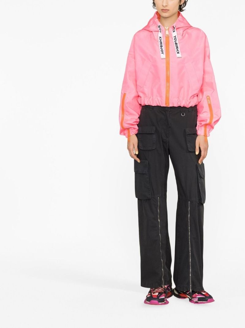 Pink Khris Cropped Jacket