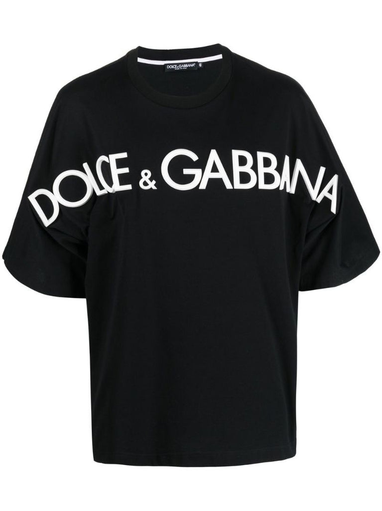 Black Logo Print T-shirt