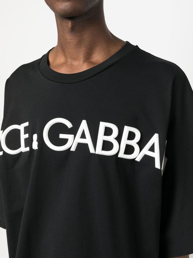 Black Logo Print T-shirt