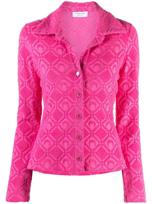 Pink Moon Diamant-jacquard Shirt