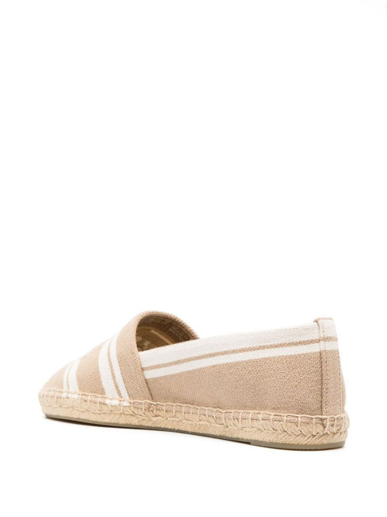 Neutral Striped Espadrilles