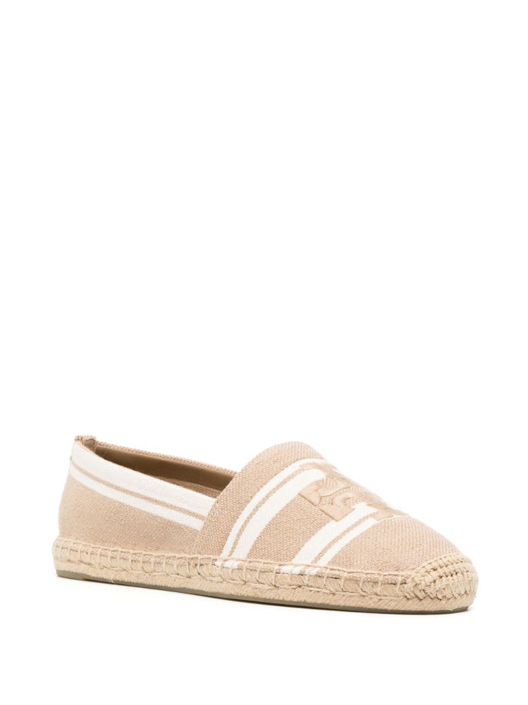 Neutral Striped Espadrilles