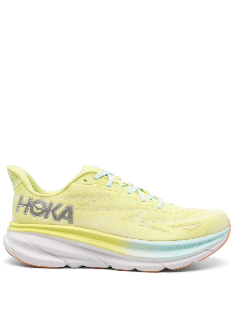 Yellow Clifton 9 Running Sneakers