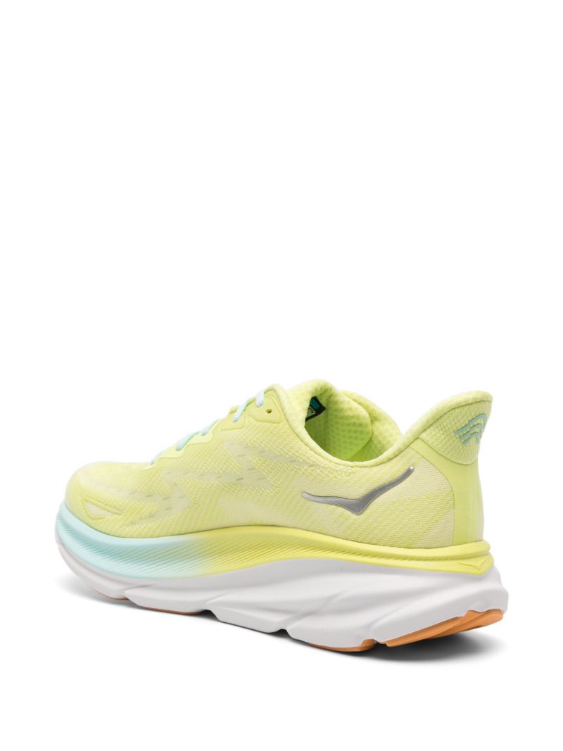 Yellow Clifton 9 Running Sneakers