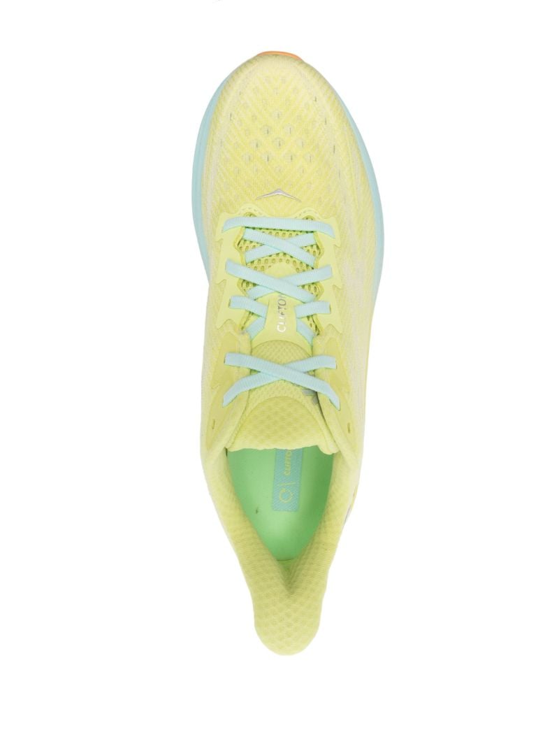 Yellow Clifton 9 Running Sneakers