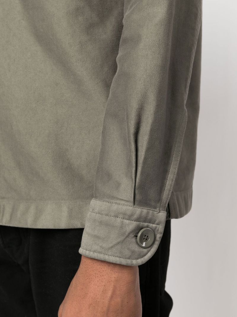 Neutral Long Sleeve Cotton Shirt