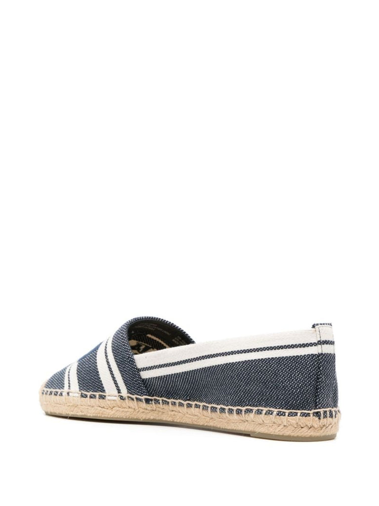 Blue Striped Espadrilles
