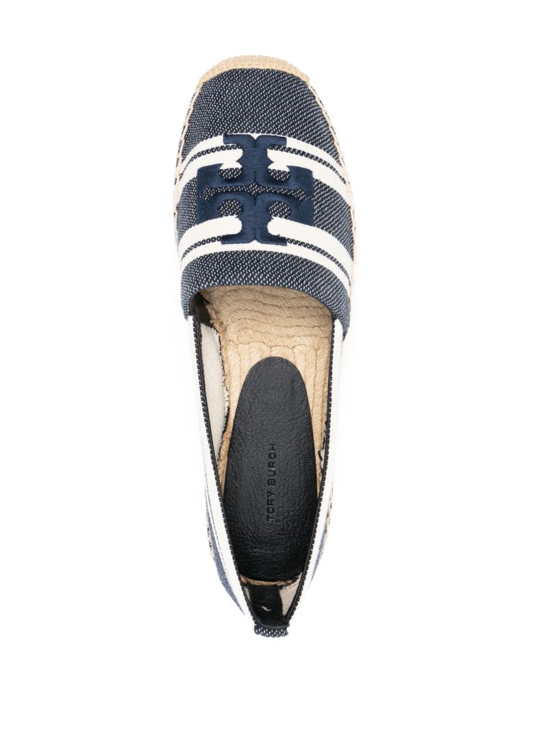 Blue Striped Espadrilles