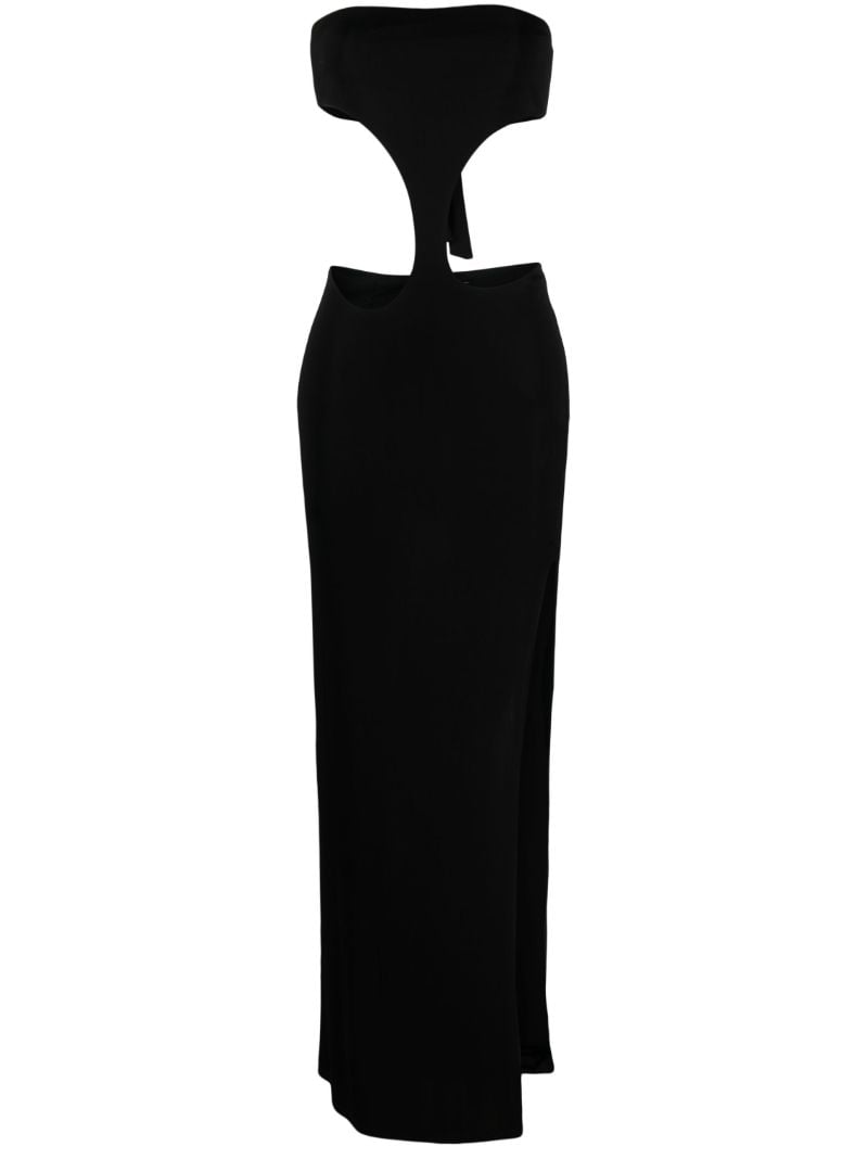 Black Carve Cut-out Dress