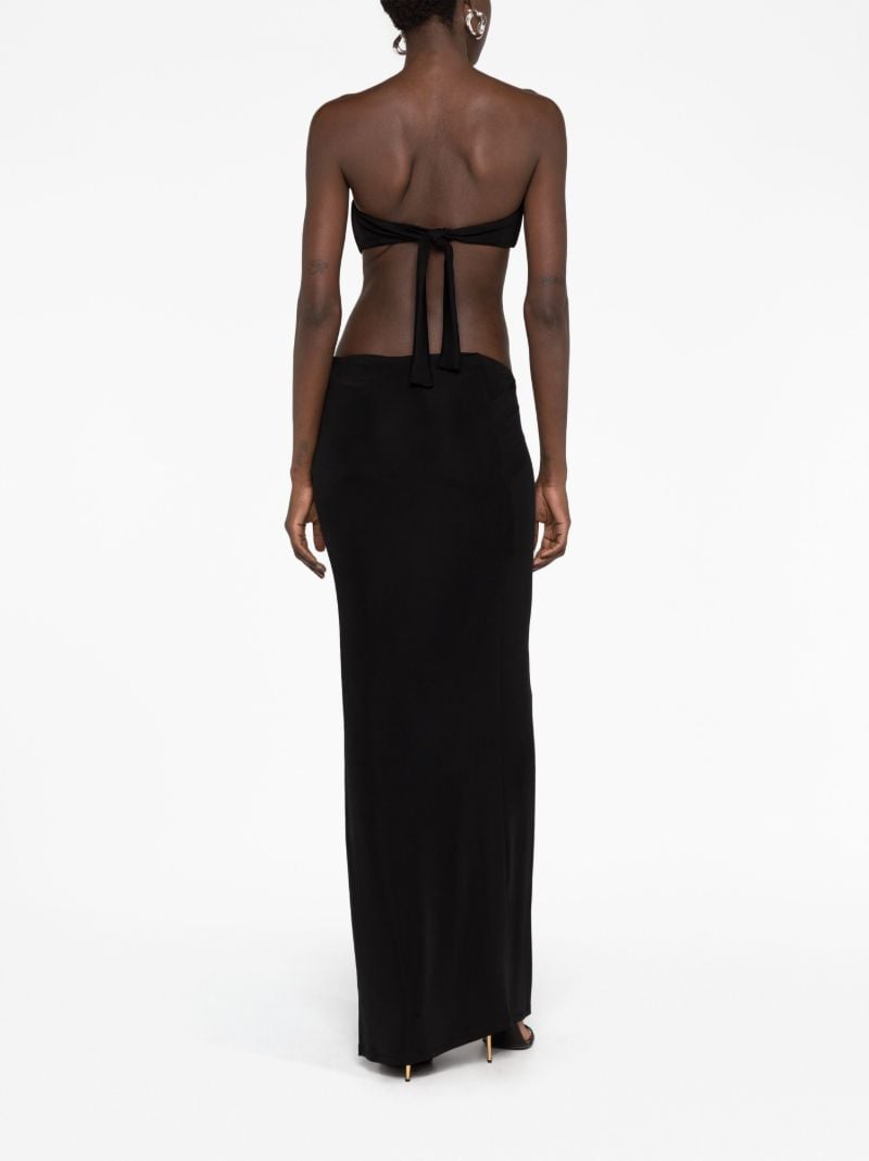 Black Carve Cut-out Dress