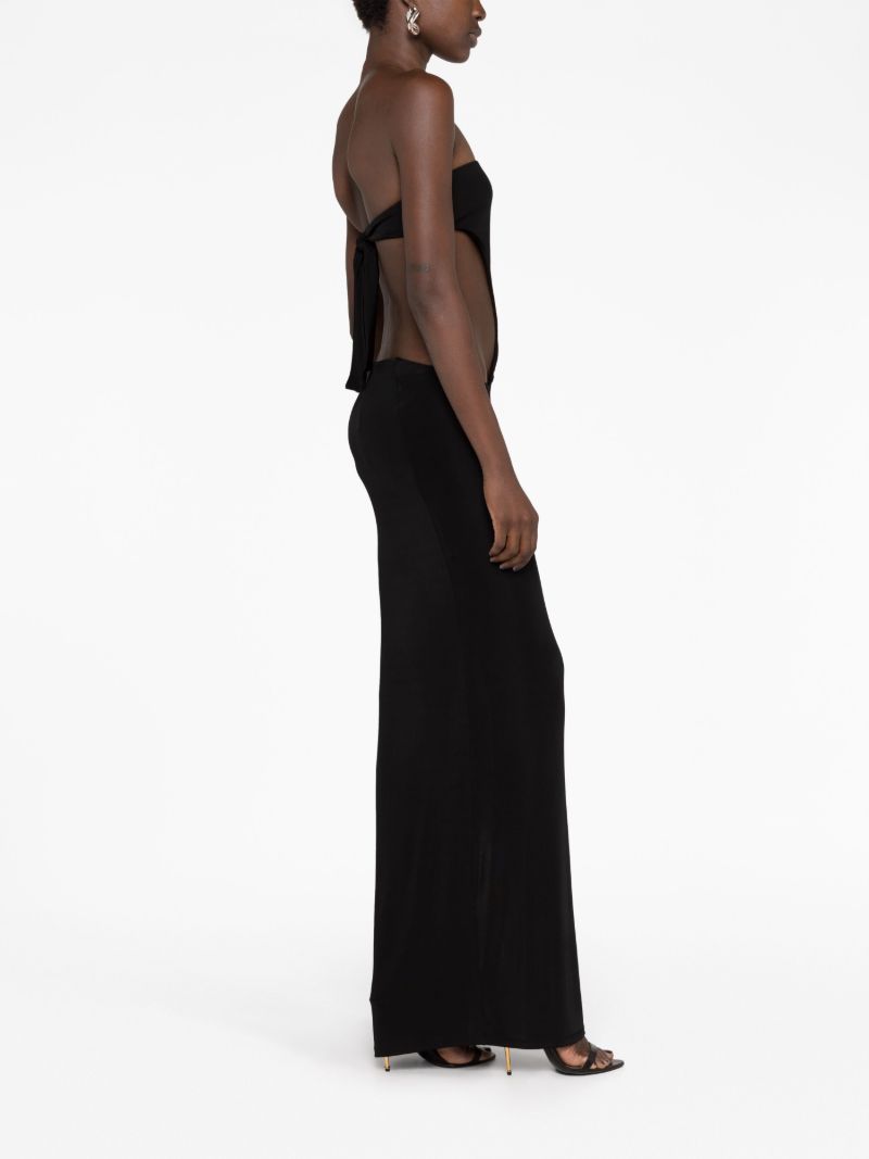Black Carve Cut-out Dress