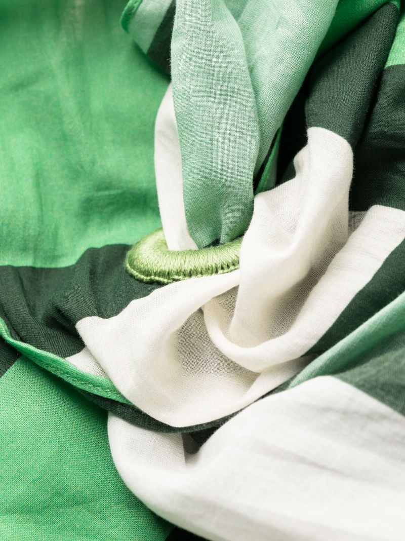 Green Sacred Sun Cotton Pareo Skirt