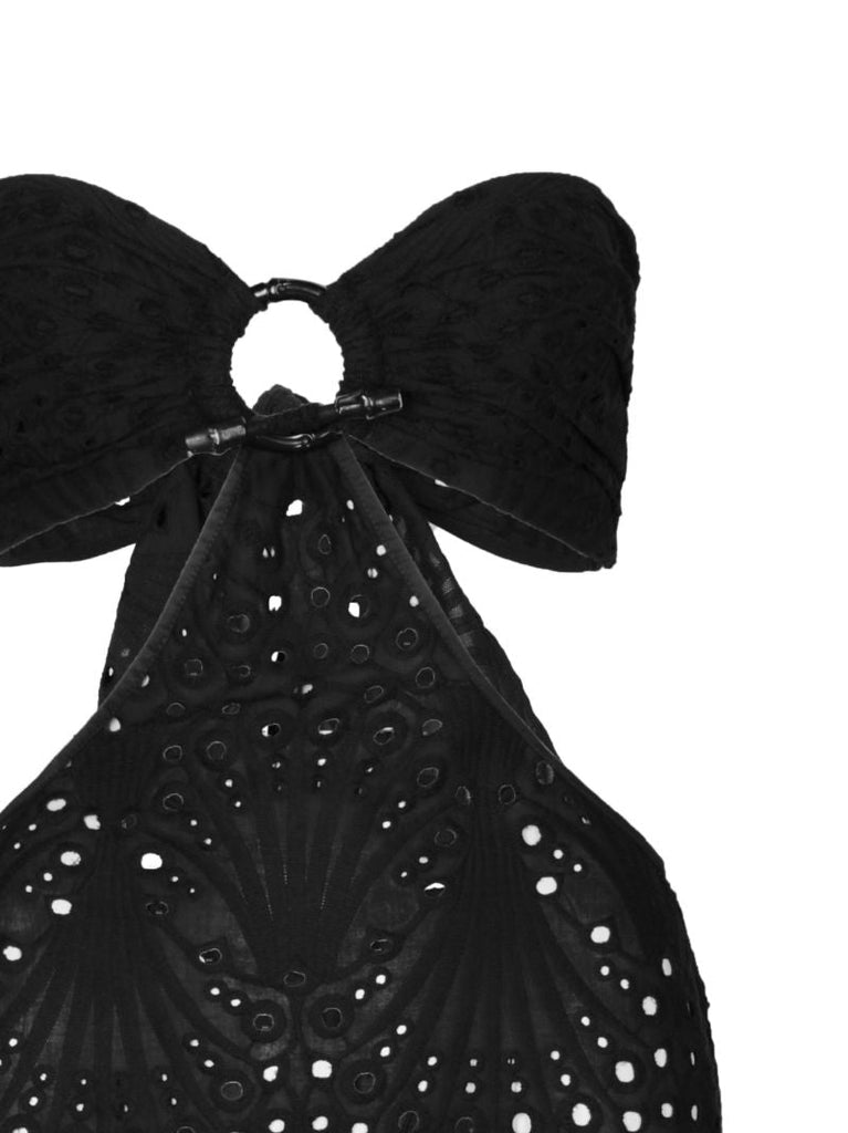 Black Uncu Broderie Anglaise Mini Dress
