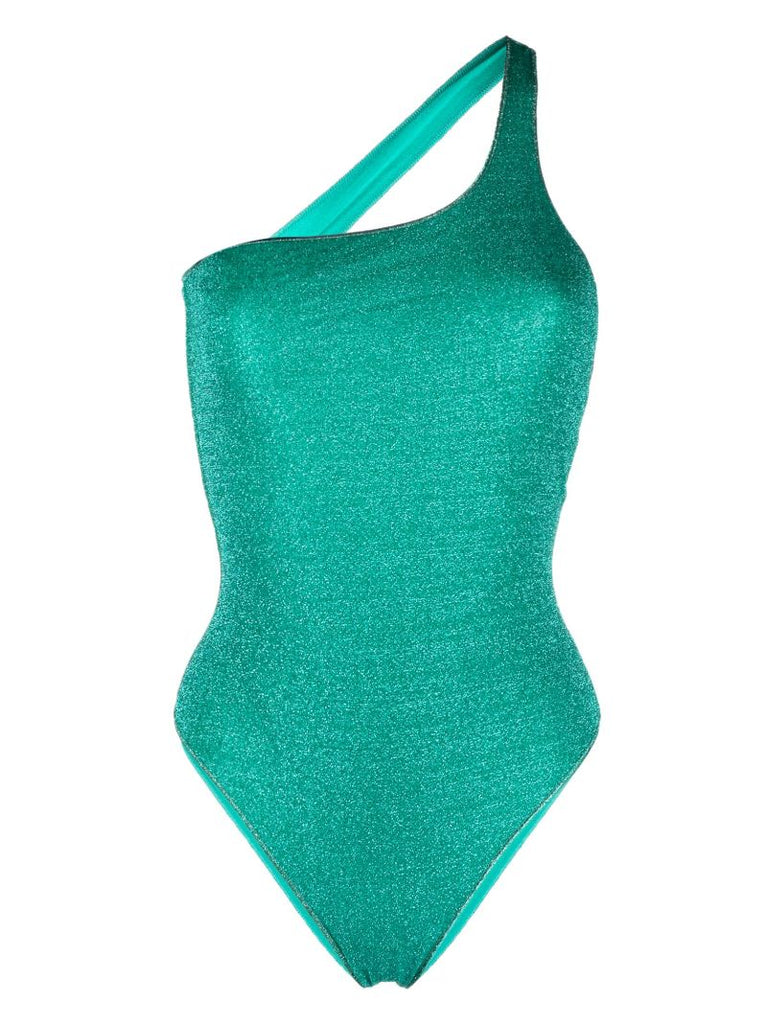 Blue LumiÃ_x0083_Â¨re One-shoulder Swimsuit