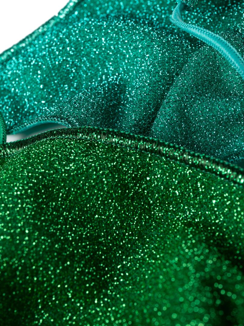 Green O Gem ColorÃ_x0083_Â¨ Triangle Bikini