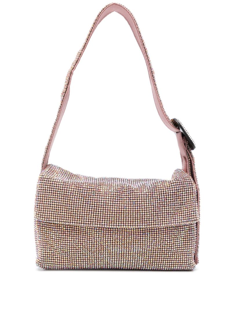 Pink Vitty La Mignon Crystal Shoulder Bag