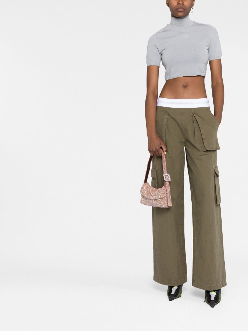 Pink Vitty La Mignon Crystal Shoulder Bag