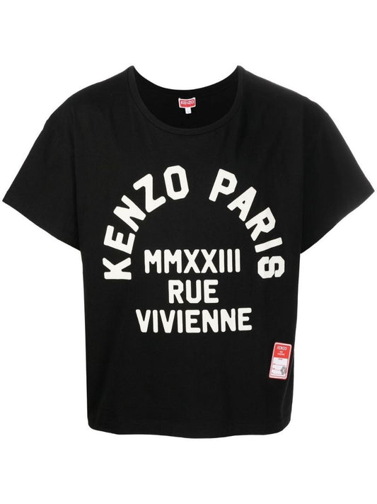 Black Rue Vivienne Print T-shirt