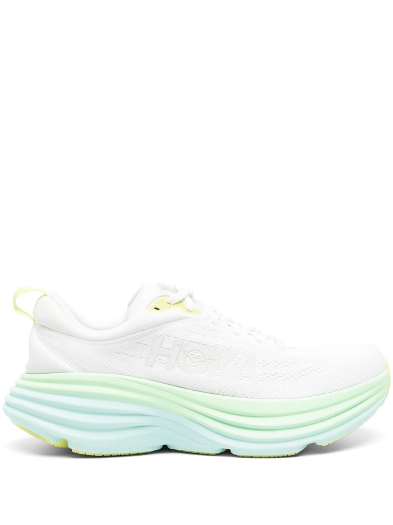 White Bondi 8 Running Sneakers
