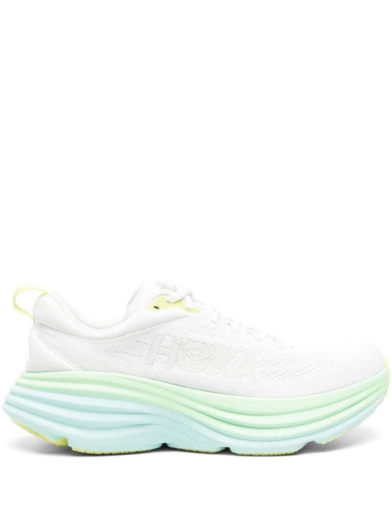 White Bondi 8 Running Sneakers