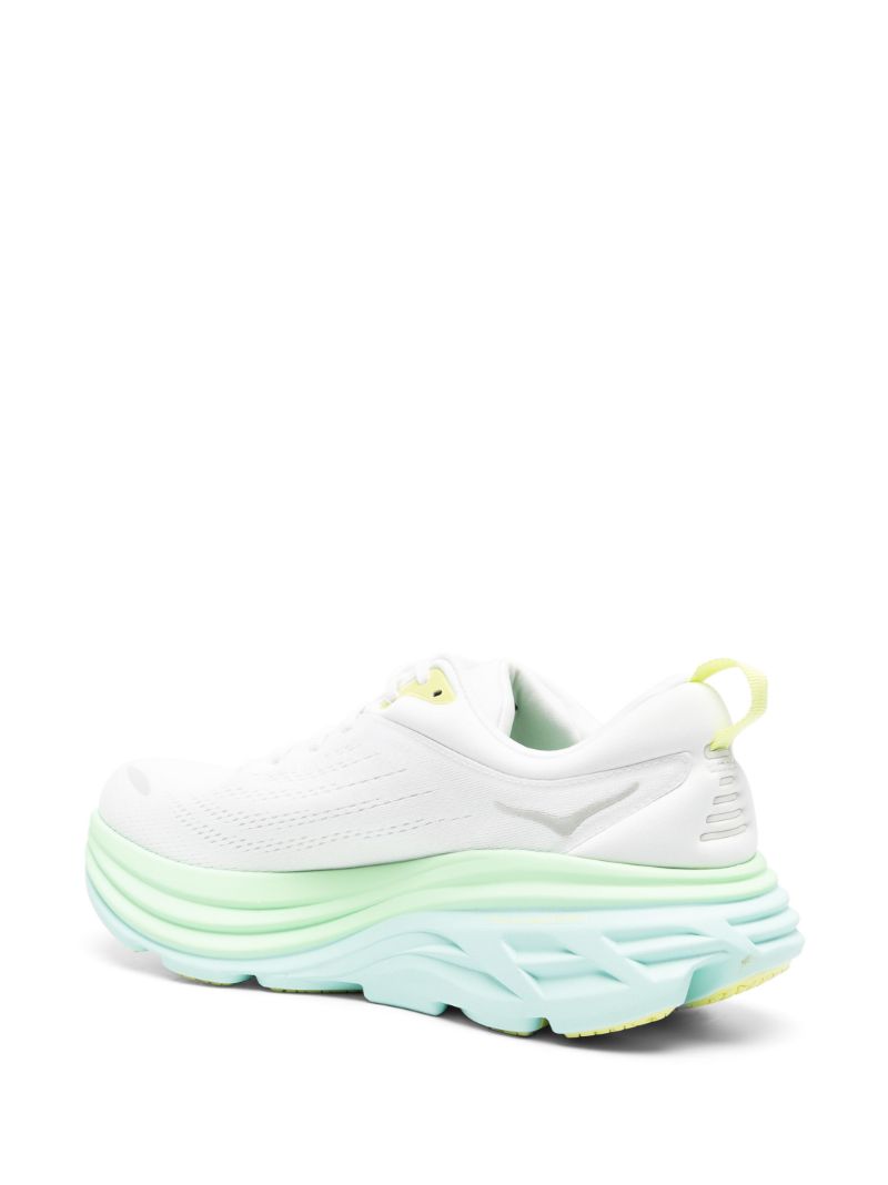 White Bondi 8 Running Sneakers