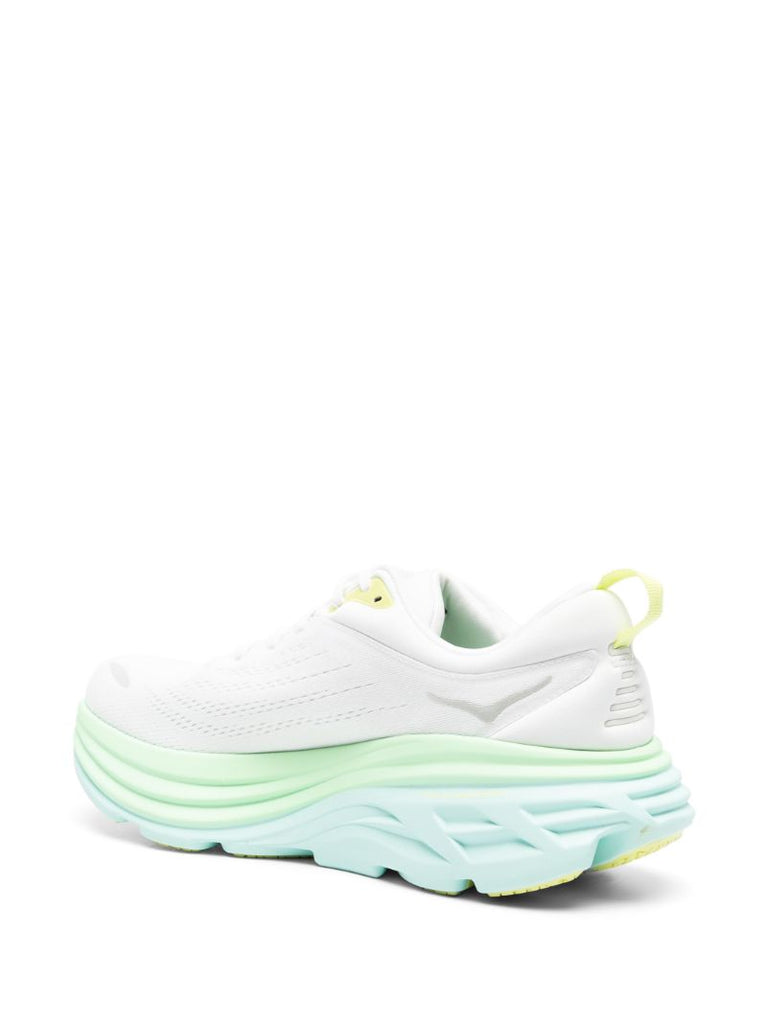 White Bondi 8 Running Sneakers