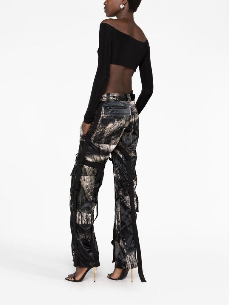 Black Sex Wax Cut-out Bodysuit