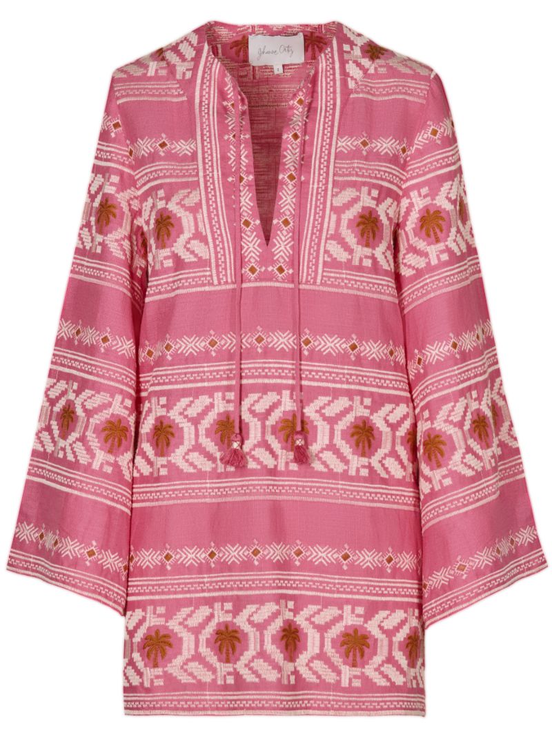 Pink Apurimac Tunic Mini Dress