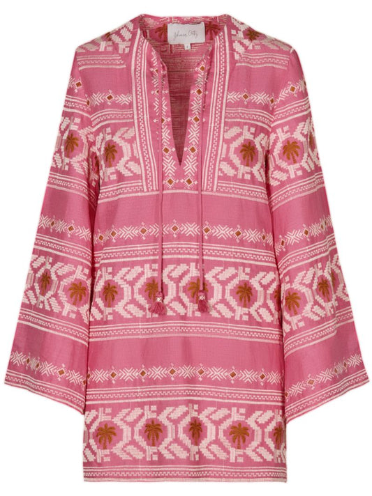 Pink Apurimac Tunic Mini Dress