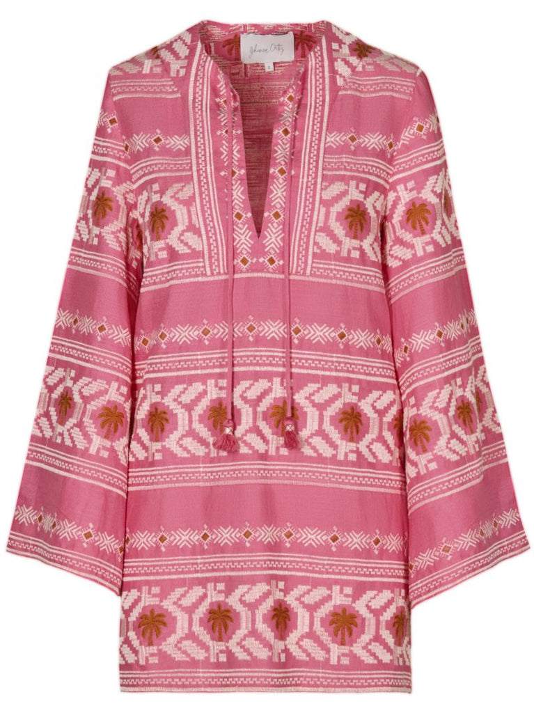 Pink Apurimac Tunic Mini Dress