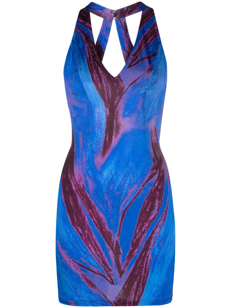 Blue High Sea Mini Dress