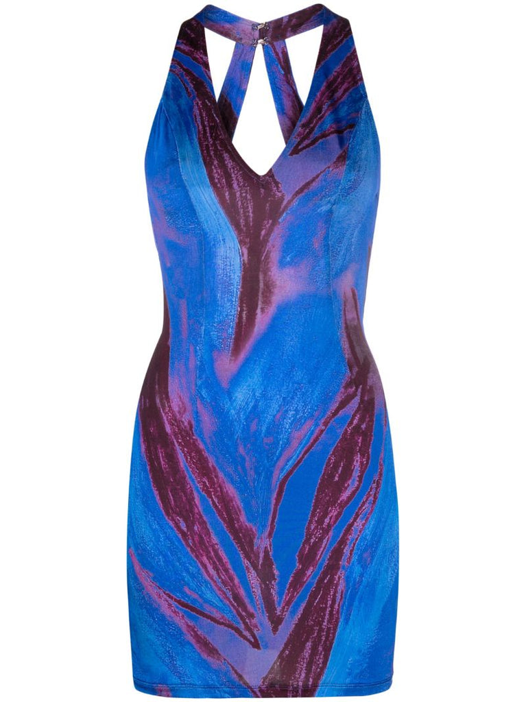 Blue High Sea Mini Dress