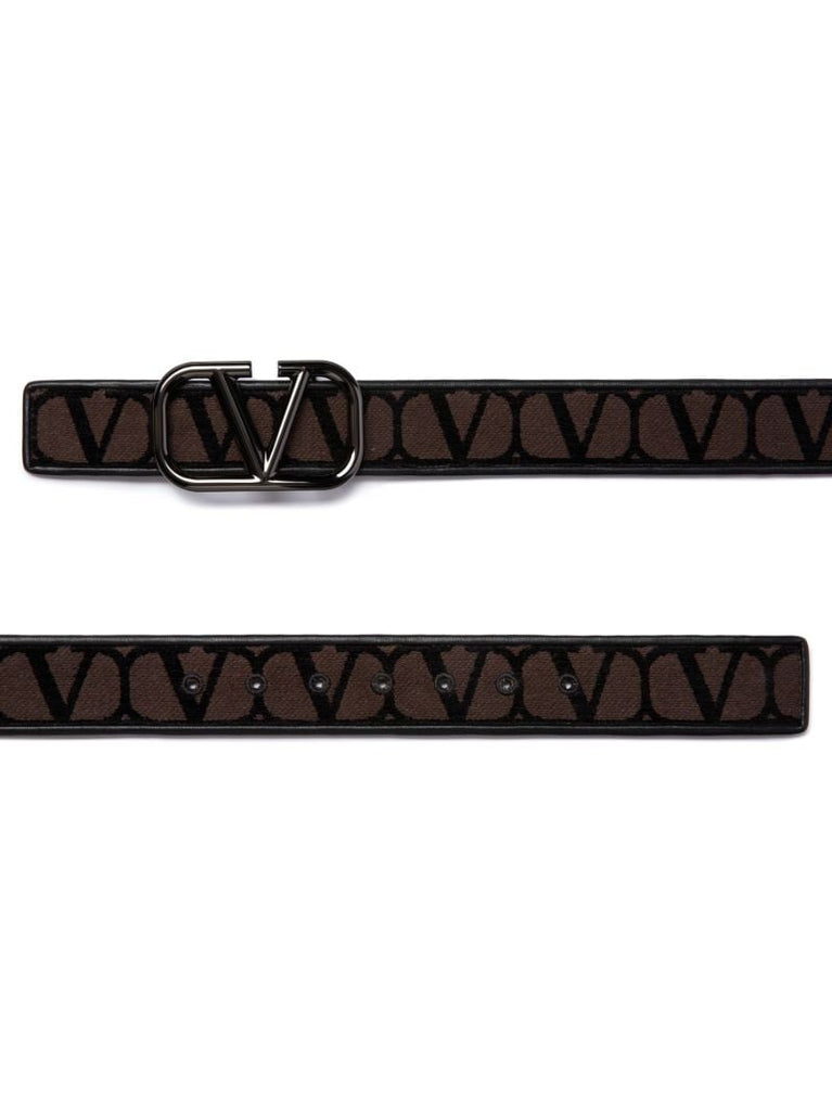 Black Toile Iconographe Buckled Belt