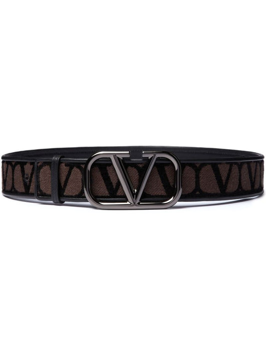 Black Toile Iconographe Buckled Belt